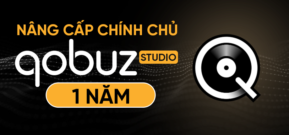 QOBUZ Studio 1 năm - Nâng cấp chính chủ